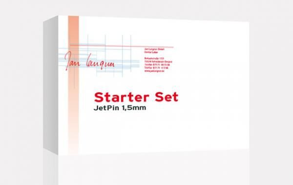 Стартовый набор JetPin 1,5 мм (100 Jet-Pin, 100 втулок, 1 бор 1,5 mm, 50 Block-Pin, 1 бор 2,0 mm)