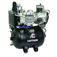 Компрессор стоматологический Cattani на 3-4 установки, с осушителем (1-фазный)